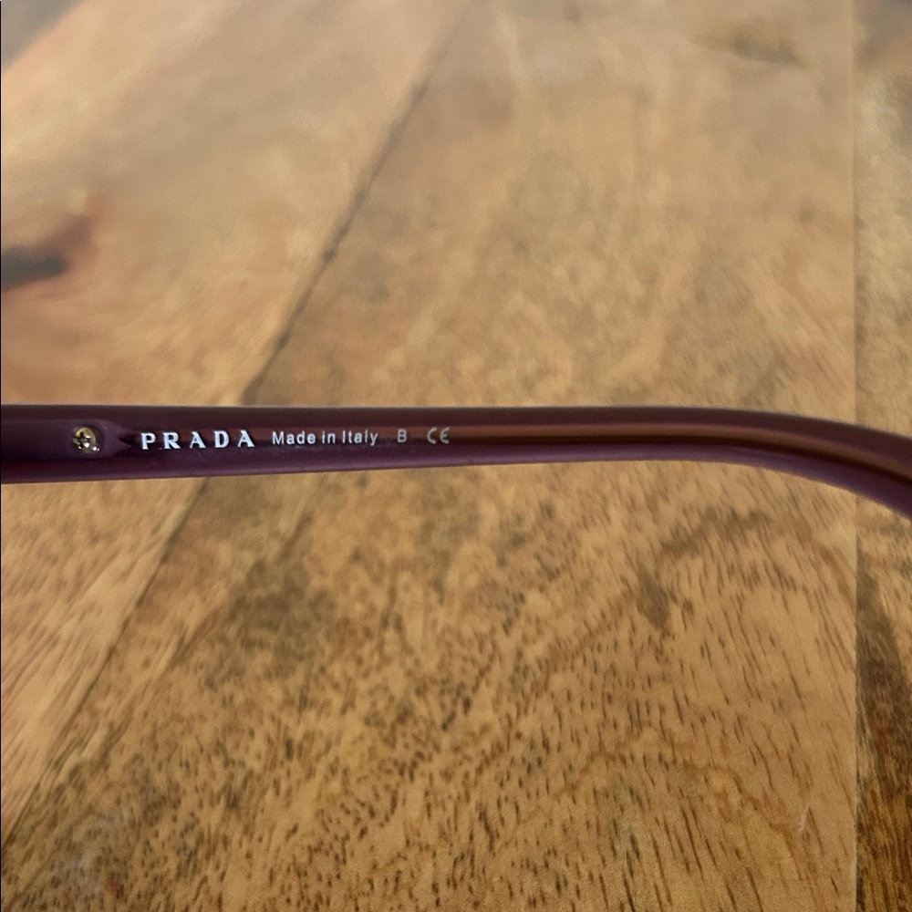Prada Purple Cat-Eye Sunglasses with Brown Lenses - Picture 2 of 5